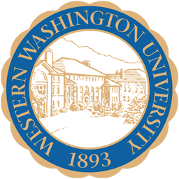 Western Washington University’s seal, a stylized depiction of the university’s campus.